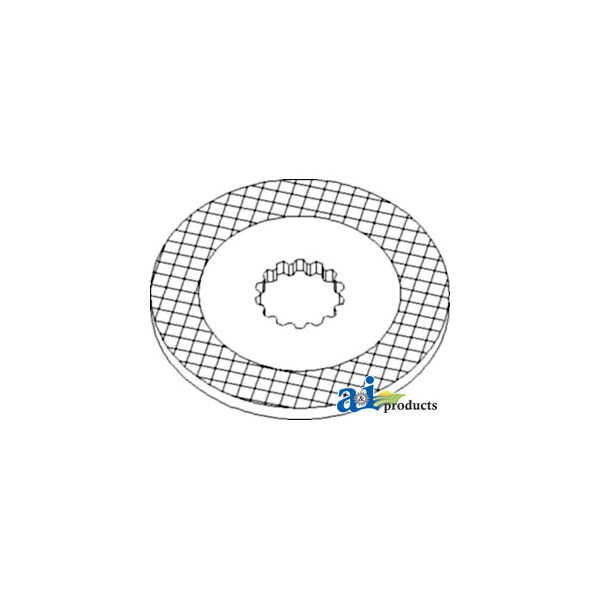 Plate, Powershaft Clutch w/ Facing 5" x5" x0.2"